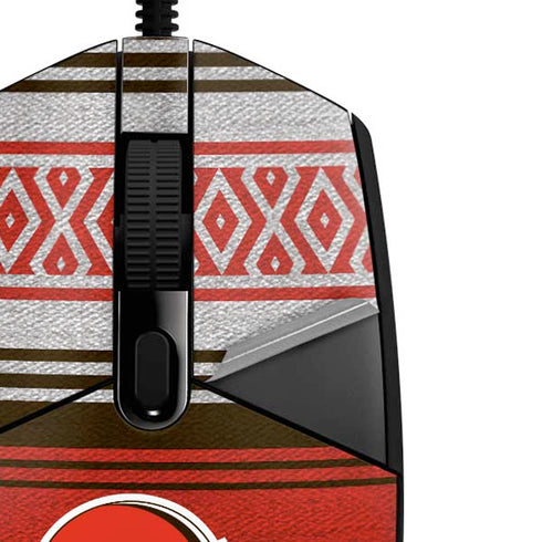 NFL Cleveland Browns Trailblazer G203 Prodigy RGB Wired Gaming Mouse Skin